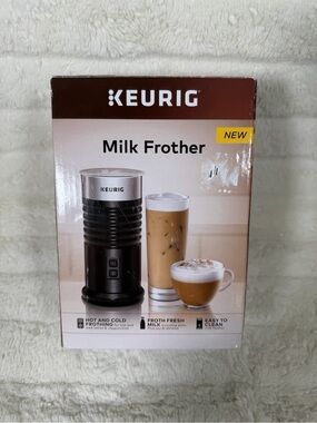Keurig Milk Frother For Coffee Or Hot Chocolate - Black - New In Opened Box